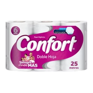 Papel Higiénico Confort 6x25MT