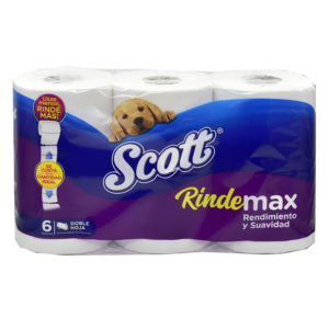 Papel Higiénico Scott RindeMax 6x25MT