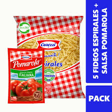 Fideo Carozzi Espiral + Salsa