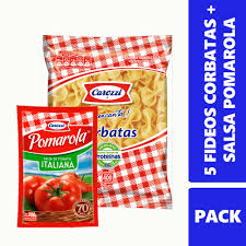 Fideo Carozzi Corbatas + Salsa