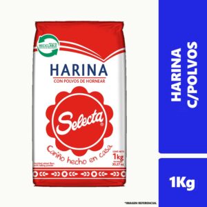 Harina Selecta Con Polvo Hornear 1 KG