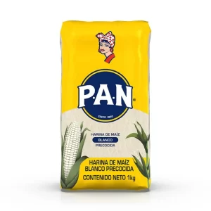 Harina Pan De Maiz Blanca 1 KG