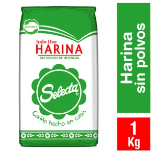Harina Selecta Sin Polvo Hornear 1 KG