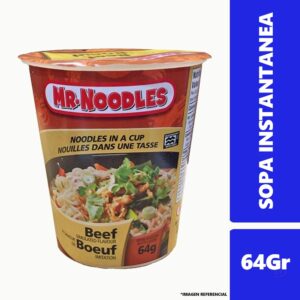 Pasta Instantánea  Mister Noodles Carne