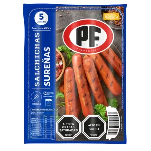 Salchichas Sureñas 5u. 150 GR