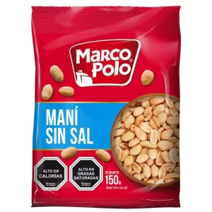 Maní Sin Sal Marco Polo 150GR