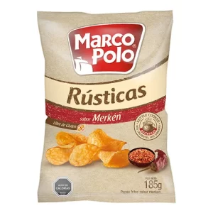 Papas Fritas Marco Polo Rusticas Merken 185GR