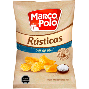 Papas Fritas Marco Polo Rusticas Sal De Mar 185GR