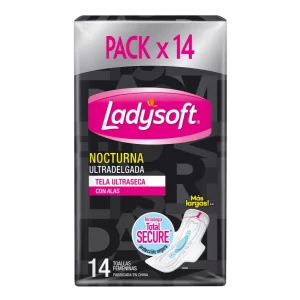 Toalla Higiénica Ladysoft Nocturna 14u.